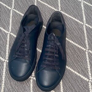 Axel Arigato Dark Blue Leather Sneakers